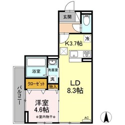 ベルティックⅢの物件間取画像